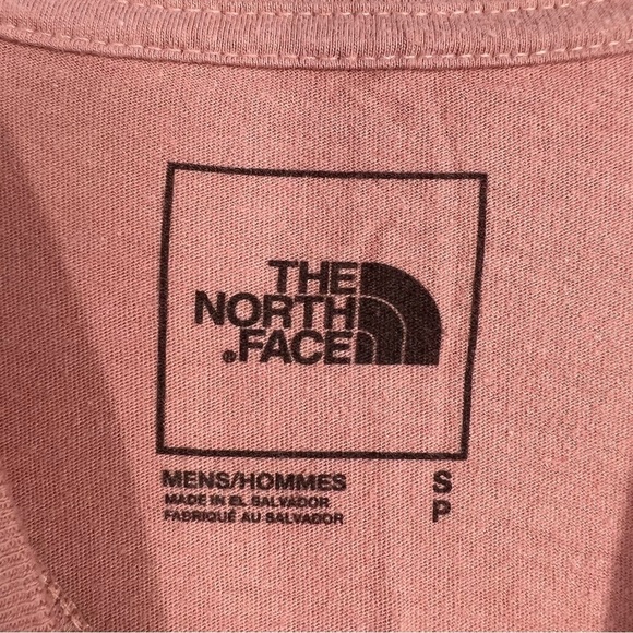 THE NORTH FACE Men’s dusty rose pink short sleeve tee shirt - Picture 4 of 4